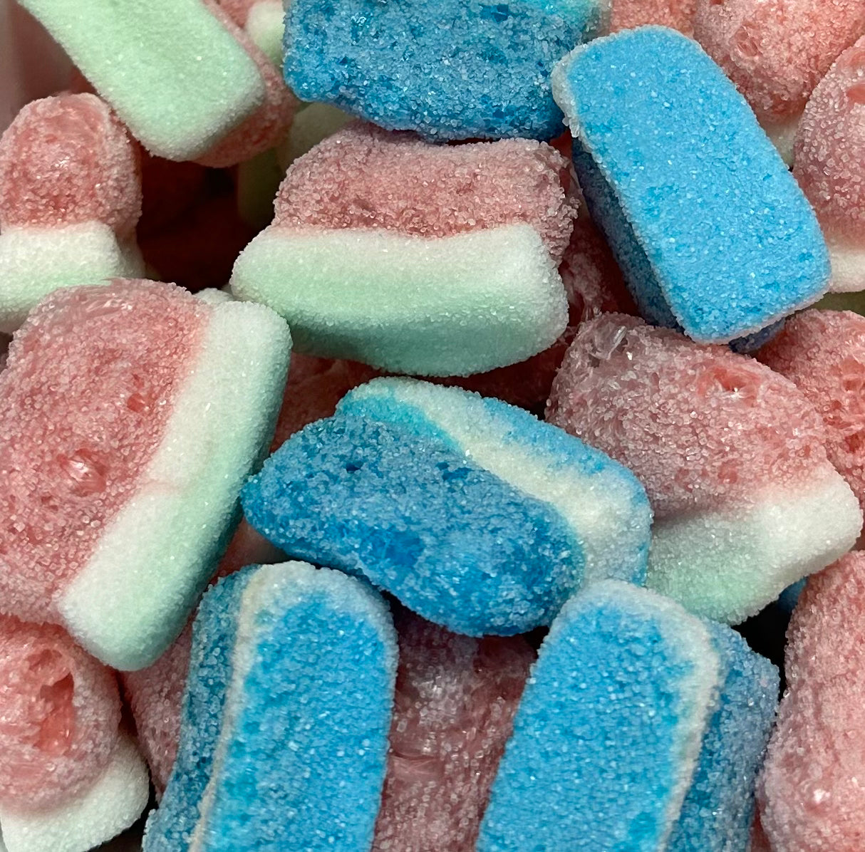 Freeze Dried Watermelon & Blue Raspberry Slice Mixed Bag